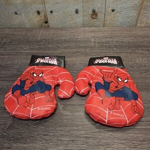 Children Kids Boxing Gloves Spiderman Pretend Play Dress-Up Toys Red Sporty 
